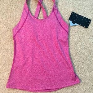 Awesome nwt pink yoga top fitness